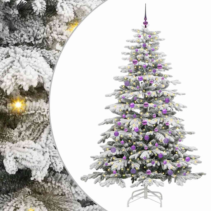 Brad de Crăciun artificial cu ramuri articulare Alb 210 cm - WALTI WALTI