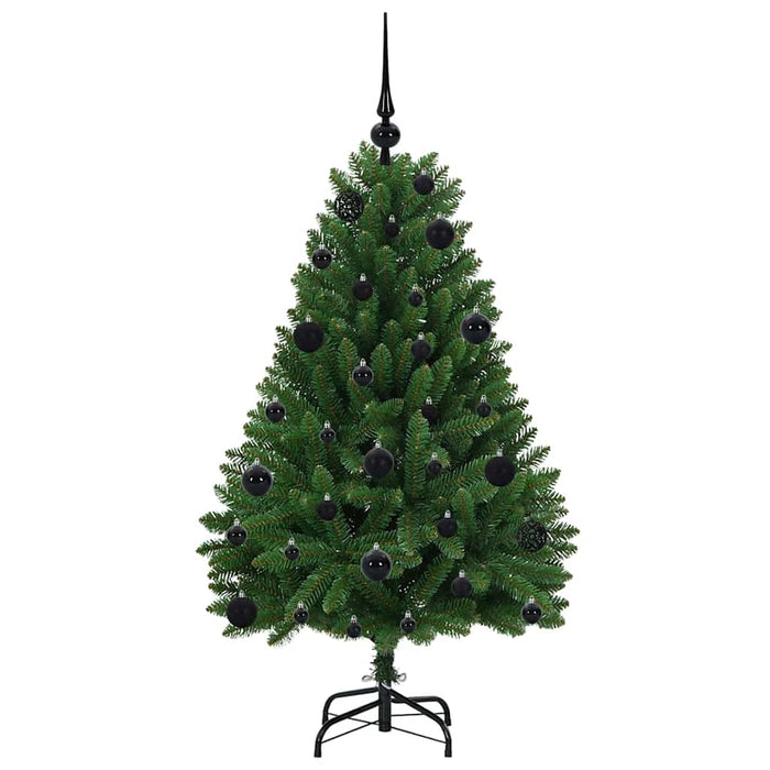 Brad de Crăciun artificial cu 150 LED Verde 120 cm PVC și Metal - WALTI WALTI