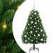Brad de Crăciun artificial cu 150 LED Verde 120 cm PVC și Metal - WALTI WALTI