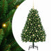 Brad de Crăciun artificial cu 150 LED Verde 120 cm PVC și Metal - WALTI WALTI