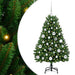 Brad de Crăciun artificial cu 150 LED Verde 120 cm PVC și Metal - WALTI WALTI