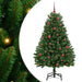 Brad de Crăciun artificial cu 150 LED Verde 150 cm PVC și Metal - WALTI WALTI