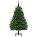 Brad de Crăciun artificial cu 150 LED Verde 150 cm PVC și Metal - WALTI WALTI