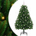 Brad de Crăciun artificial cu 150 LED Verde 150 cm PVC și Metal - WALTI WALTI