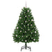 Brad de Crăciun artificial cu 150 LED Verde 150 cm PVC și Metal - WALTI WALTI