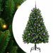 Brad de Crăciun artificial cu 150 LED Verde 150 cm PVC și Metal - WALTI WALTI