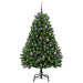 Brad de Crăciun artificial cu 150 LED Verde 150 cm PVC și Metal - WALTI WALTI