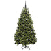 Brad de Crăciun artificial cu 300 LED Verde 180 cm PVC și Metal - WALTI WALTI