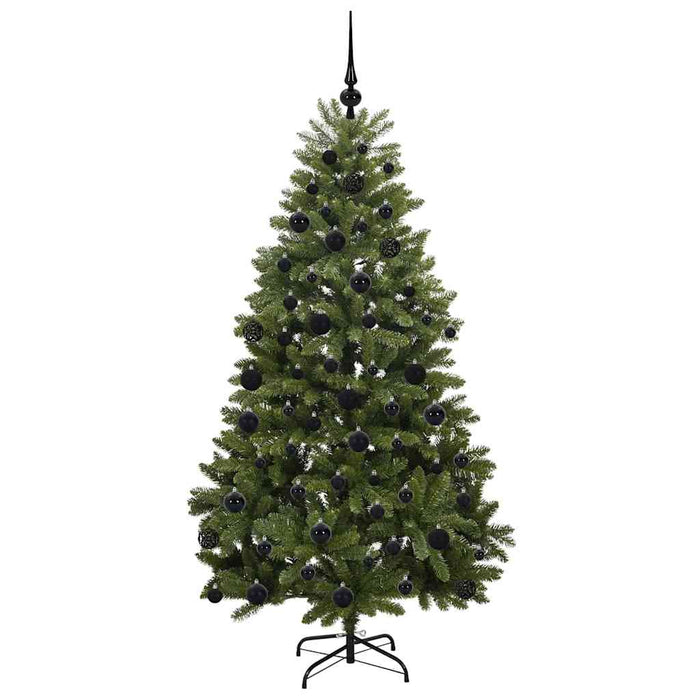 Brad de Crăciun artificial cu 300 LED Verde 180 cm PVC și Metal - WALTI WALTI