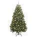 Brad de Crăciun artificial cu 300 LED Verde 180 cm PVC și Metal - WALTI WALTI
