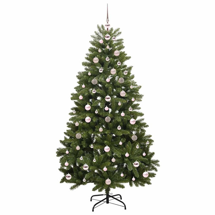 Brad de Crăciun artificial cu 300 LED Verde 180 cm PVC și Metal - WALTI WALTI