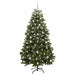 Brad de Crăciun artificial cu 300 LED Verde 180 cm PVC și Metal - WALTI WALTI