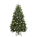 Brad de Crăciun artificial cu 300 LED Verde 180 cm PVC și Metal - WALTI WALTI