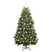Brad de Crăciun artificial cu 300 LED Verde 180 cm PVC și Metal - WALTI WALTI