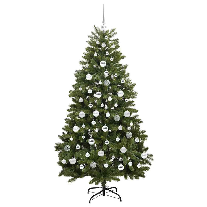 Brad de Crăciun artificial cu 300 LED Verde 180 cm PVC și Metal - WALTI WALTI