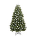 Brad de Crăciun artificial cu 300 LED Verde 180 cm PVC și Metal - WALTI WALTI