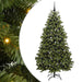 Brad de Crăciun artificial cu 300 LED Verde 210 cm PVC și Metal - WALTI WALTI