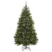 Brad de Crăciun artificial cu 300 LED Verde 210 cm PVC și Metal - WALTI WALTI