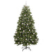 Brad de Crăciun artificial cu 300 LED Verde 210 cm PVC și Metal - WALTI WALTI