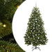Brad de Crăciun artificial cu 300 LED Verde 210 cm PVC și Metal - WALTI WALTI