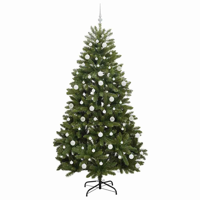 Brad de Crăciun artificial cu 300 LED Verde 210 cm PVC și Metal - WALTI WALTI