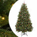 Brad de Crăciun artificial cu 300 LED Verde 240 cm PVC și Metal - WALTI WALTI