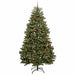 Brad de Crăciun artificial cu 300 LED Verde 240 cm PVC și Metal - WALTI WALTI