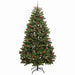 Brad de Crăciun artificial cu 300 LED Verde 240 cm PVC și Metal - WALTI WALTI