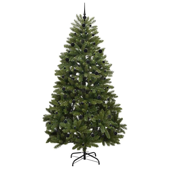 Brad de Crăciun artificial cu 300 LED Verde 240 cm PVC și Metal - WALTI WALTI