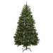 Brad de Crăciun artificial cu 300 LED Verde 240 cm PVC și Metal - WALTI WALTI