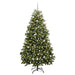 Brad de Crăciun artificial cu 300 LED Verde 240 cm PVC și Metal - WALTI WALTI