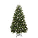 Brad de Crăciun artificial cu 300 LED Verde 240 cm PVC și Metal - WALTI WALTI