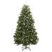 Brad de Crăciun artificial cu 300 LED Verde 240 cm PVC și Metal - WALTI WALTI