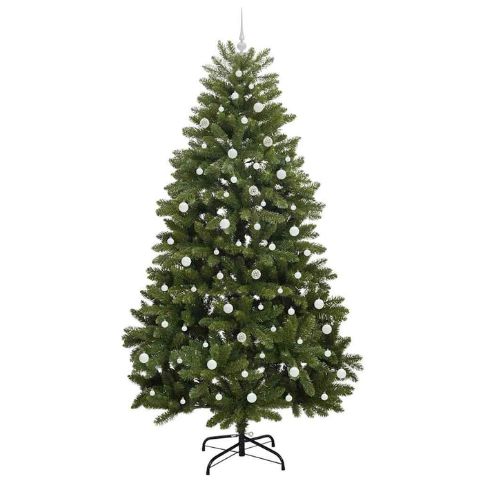 Brad de Crăciun artificial cu 300 LED Verde 240 cm PVC și Metal - WALTI WALTI