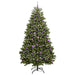 Brad de Crăciun artificial cu 300 LED Verde 240 cm PVC și Metal - WALTI WALTI