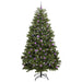 Brad de Crăciun artificial cu 300 LED Verde 240 cm PVC și Metal - WALTI WALTI