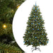Brad de Crăciun artificial cu 300 LED Verde 240 cm PVC și Metal - WALTI WALTI