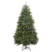 Brad de Crăciun artificial cu 300 LED Verde 240 cm PVC și Metal - WALTI WALTI