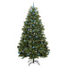 Brad de Crăciun artificial cu 300 LED Verde 240 cm PVC și Metal - WALTI WALTI