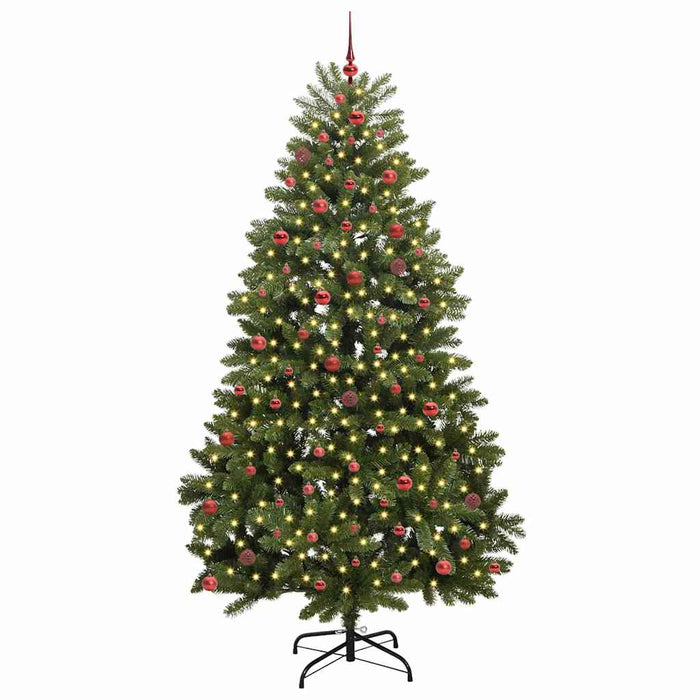 Brad de Crăciun artificial 270 cm 300 LED-uri Alb cald Verde - WALTI WALTI