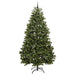Brad de Crăciun artificial cu 300 LED Verde 270 cm PVC și Metal - WALTI WALTI