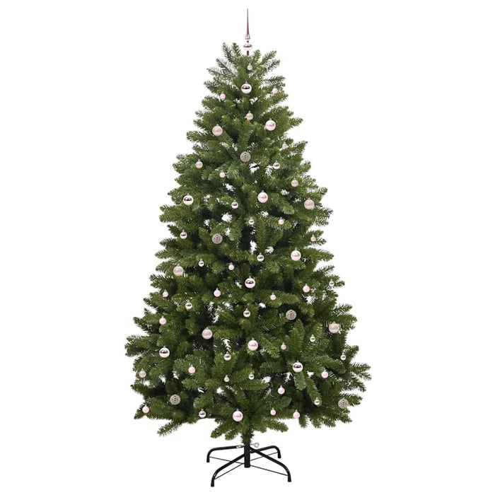 Brad de Crăciun artificial cu 300 LED Verde 270 cm PVC și Metal - WALTI WALTI