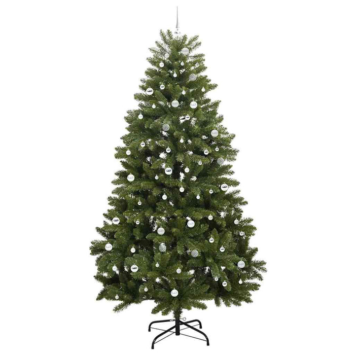 Brad de Crăciun artificial 270 cm 300 LED-uri Alb cald Verde WALTI