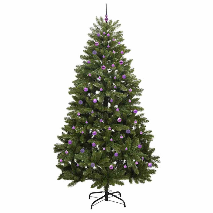 Brad de Crăciun artificial cu 300 LED Verde 270 cm PVC și Metal - WALTI WALTI