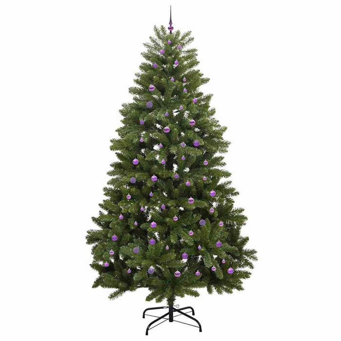 Brad de Crăciun artificial 300 cm 300 LED-uri Alb cald Verde WALTI