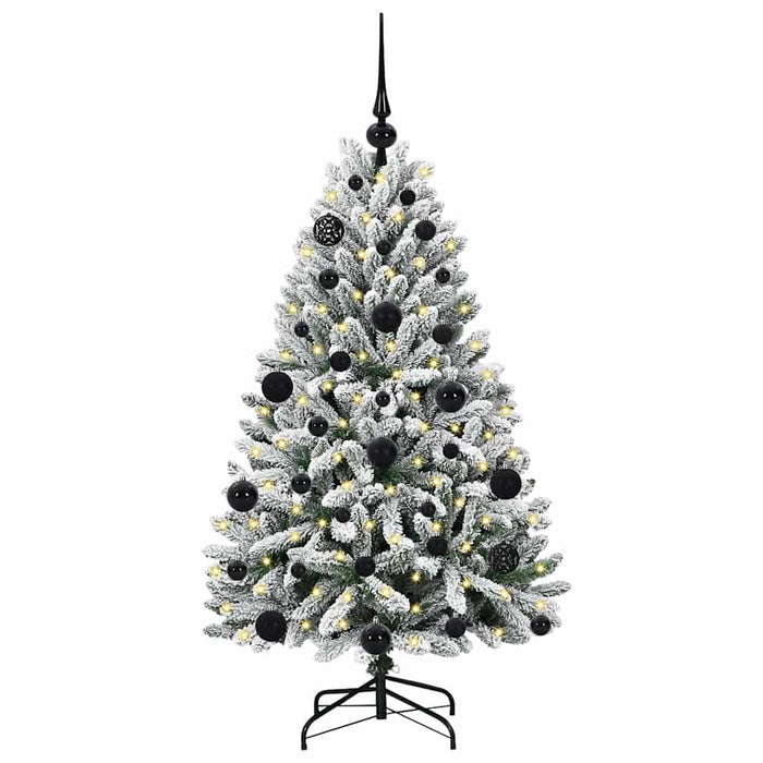 Brad de Crăciun artificial Verde și alb 120 cm PVC și Metal - WALTI WALTI