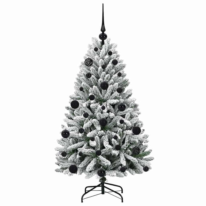 Brad de Crăciun artificial Verde și alb 120 cm PVC și Metal - WALTI WALTI