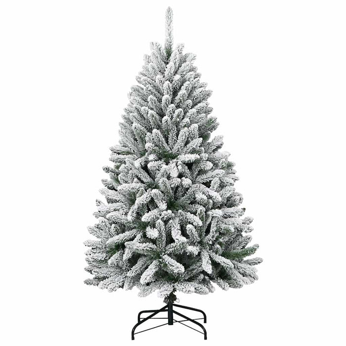 Brad de Crăciun artificial Verde și alb 120 cm PVC și Metal - WALTI WALTI