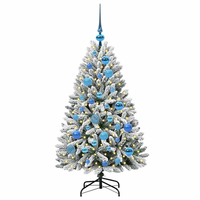 Brad de Crăciun artificial Verde și alb 120 cm PVC și Metal - WALTI WALTI