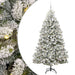 Brad de Crăciun artificial Verde și alb 210 cm PVC și Metal - WALTI WALTI